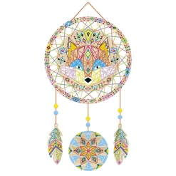 Janod Kit Créatif - Fils Tendus Attrape-Rêves Lumineux Renard* Créations 3D|Collection 