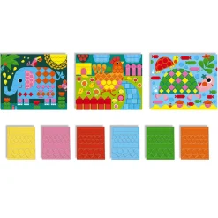 Janod Kit Créatif - Mosaïques Animaux* Mosaïques & Gommettes|Collection 