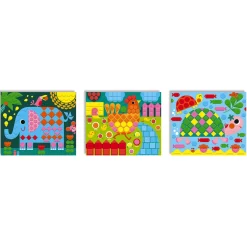 Janod Kit Créatif - Mosaïques Animaux* Mosaïques & Gommettes|Collection 