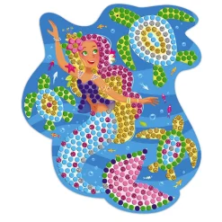 Janod Kit Créatif - Mosaïques Dauphins et Sirènes* Mosaïques & Gommettes|Collection 