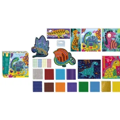 Janod Kit Créatif - Mosaïques Dinosaures* Mosaïques & Gommettes|Collection 