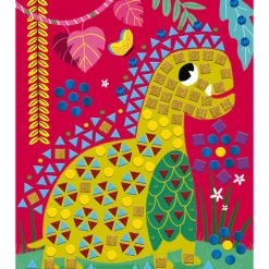 Janod Kit Créatif - Mosaïques Dinosaures* Mosaïques & Gommettes|Collection 