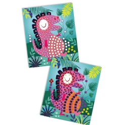 Janod Kit Créatif - Mosaïques Dinosaures* Mosaïques & Gommettes|Collection 