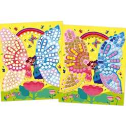 Janod Kit Créatif - Mosaïques Fées* Mosaïques & Gommettes|Collection 