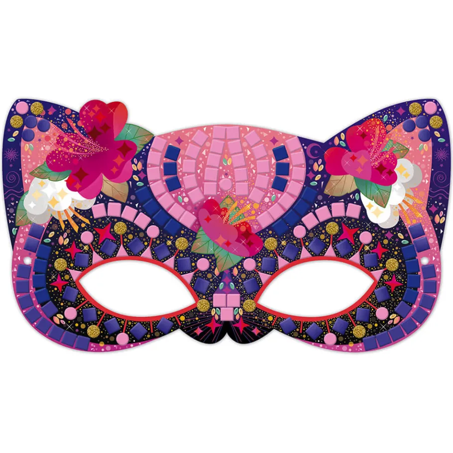 Janod Kit Créatif - Mosaïques Masques* Mosaïques & Gommettes|Collection "Les Ateliers Du Calme"