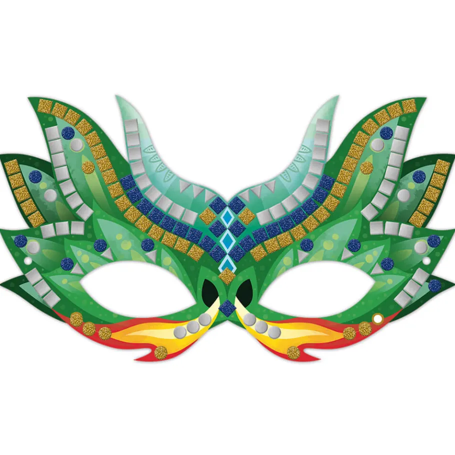 Janod Kit Créatif - Mosaïques Masques* Mosaïques & Gommettes|Collection "Les Ateliers Du Calme"