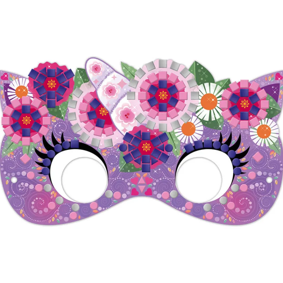 Janod Kit Créatif - Mosaïques Masques* Mosaïques & Gommettes|Collection "Les Ateliers Du Calme"
