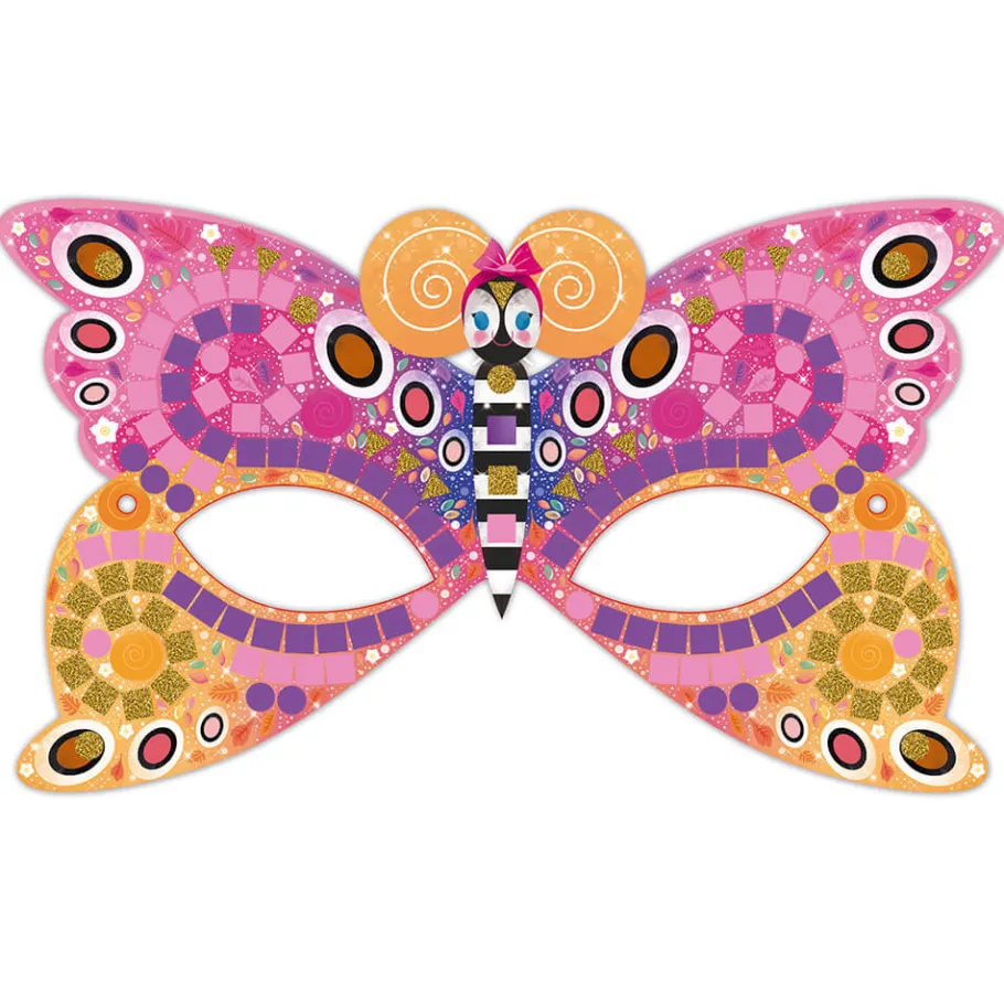Janod Kit Créatif - Mosaïques Masques* Mosaïques & Gommettes|Collection "Les Ateliers Du Calme"
