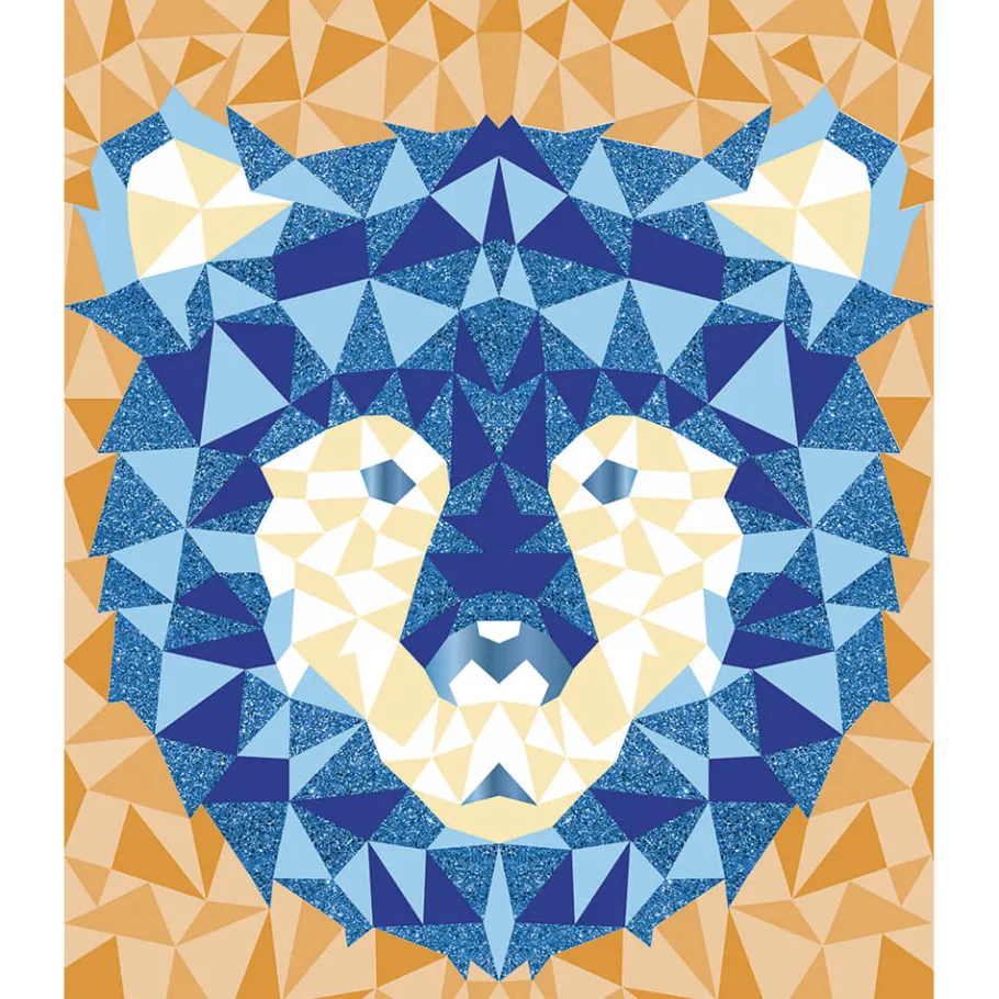Janod Kit Créatif - Mosaïques Mousse Animaux de la Forêt* Mosaïques & Gommettes|Collection "Les Ateliers Du Calme"