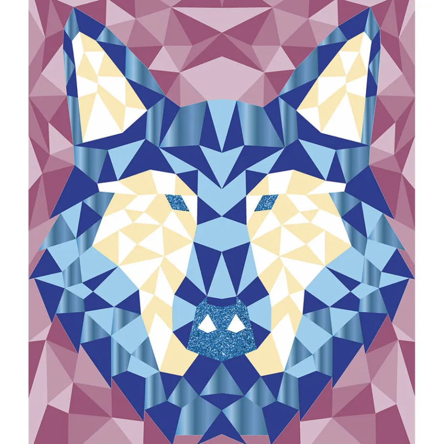 Janod Kit Créatif - Mosaïques Mousse Animaux de la Forêt* Mosaïques & Gommettes|Collection "Les Ateliers Du Calme"