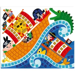 Janod Kit Créatif - Mosaïques Pirates* Mosaïques & Gommettes|Collection 