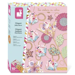 Janod Kit Créatif - Origami Jolies Décos* Créations 3D|Collection "Les Ateliers Du Calme"