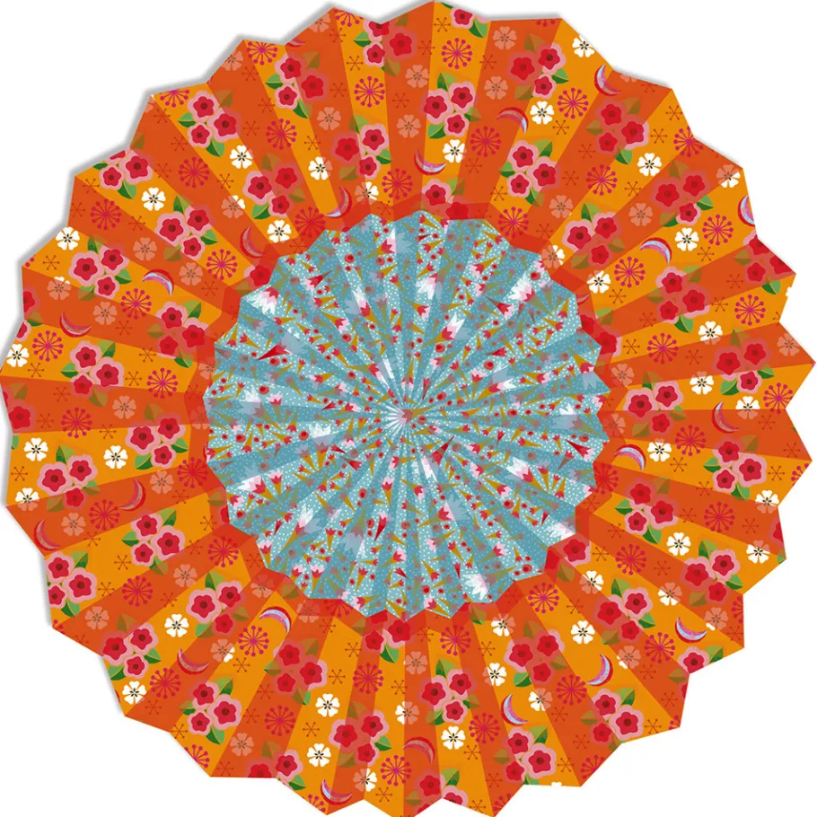 Janod Kit Créatif - Origami Jolies Décos* Créations 3D|Collection "Les Ateliers Du Calme"