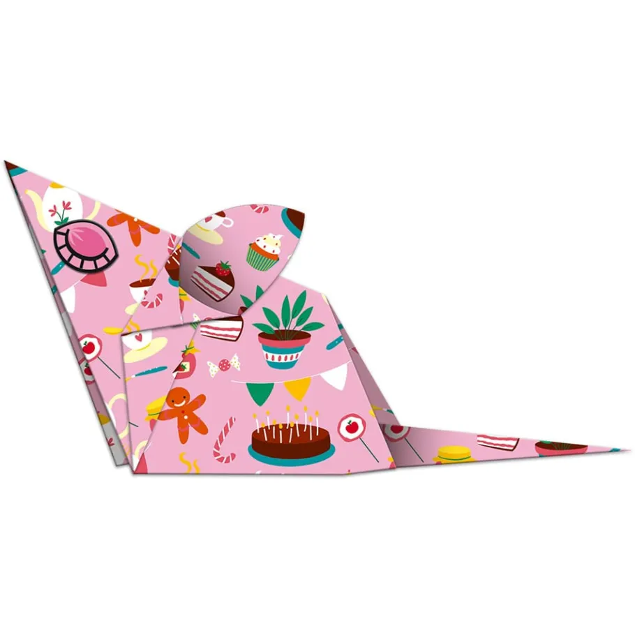 Janod Kit Créatif - Origamis Animaux* Créations 3D|Tampons & Papeterie