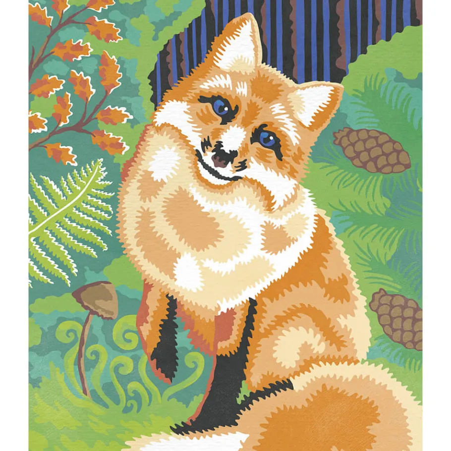 Janod Kit Créatif - Peinture par Numéro Animaux de la Forêt* Peinture Par Numéro & Coloriage