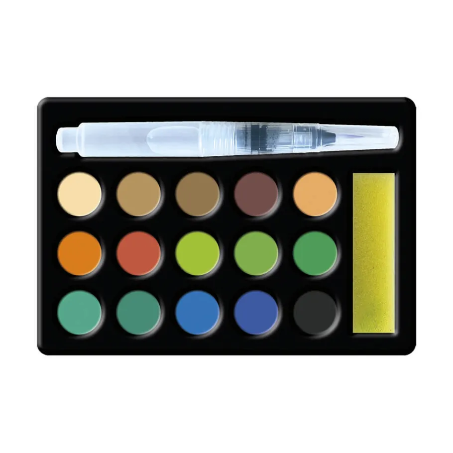 Janod Kit Créatif - Peinture par Numéro Animaux de la Forêt* Peinture Par Numéro & Coloriage