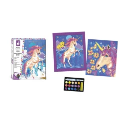 Janod Kit Créatif - Peinture par Numéro Licornes* Peinture Par Numéro & Coloriage