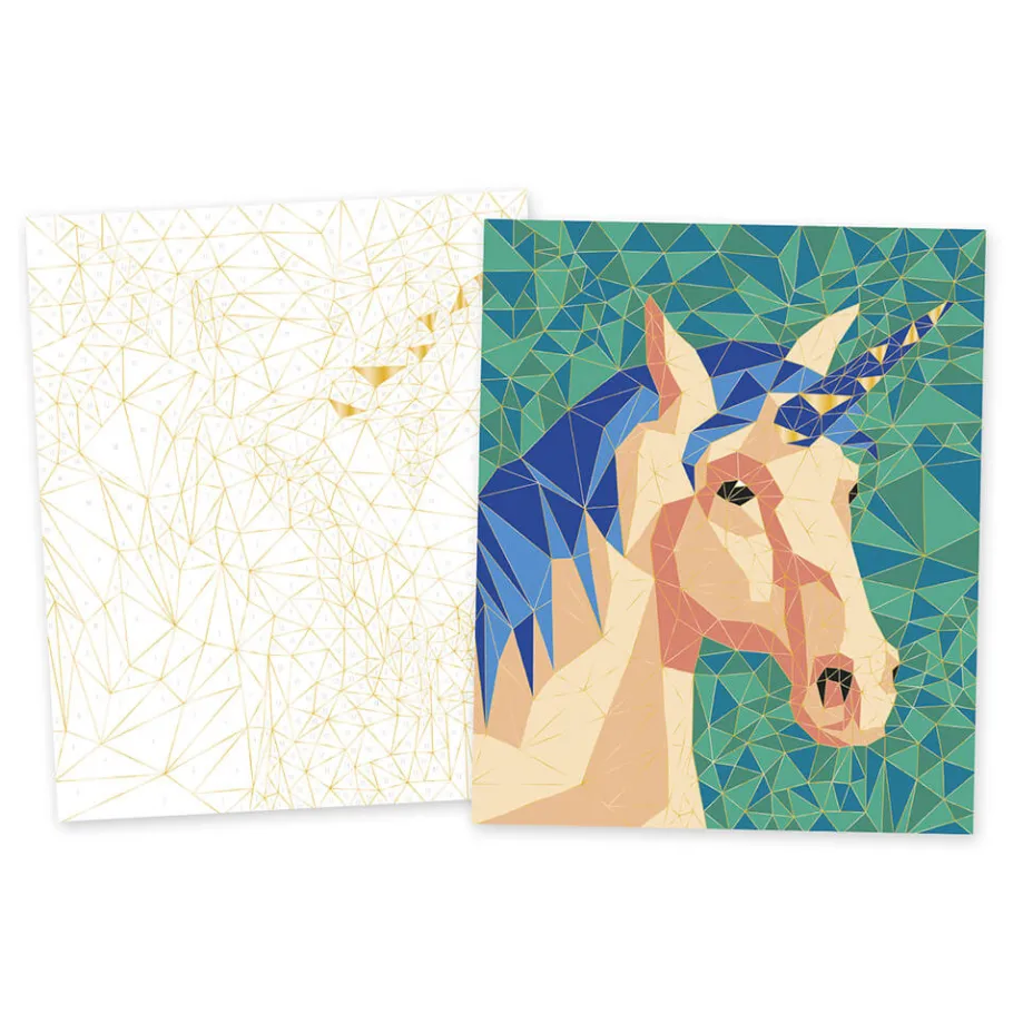 Janod Kit Créatif - Peinture par Numéro Créatures Fantastiques* Peinture Par Numéro & Coloriage
