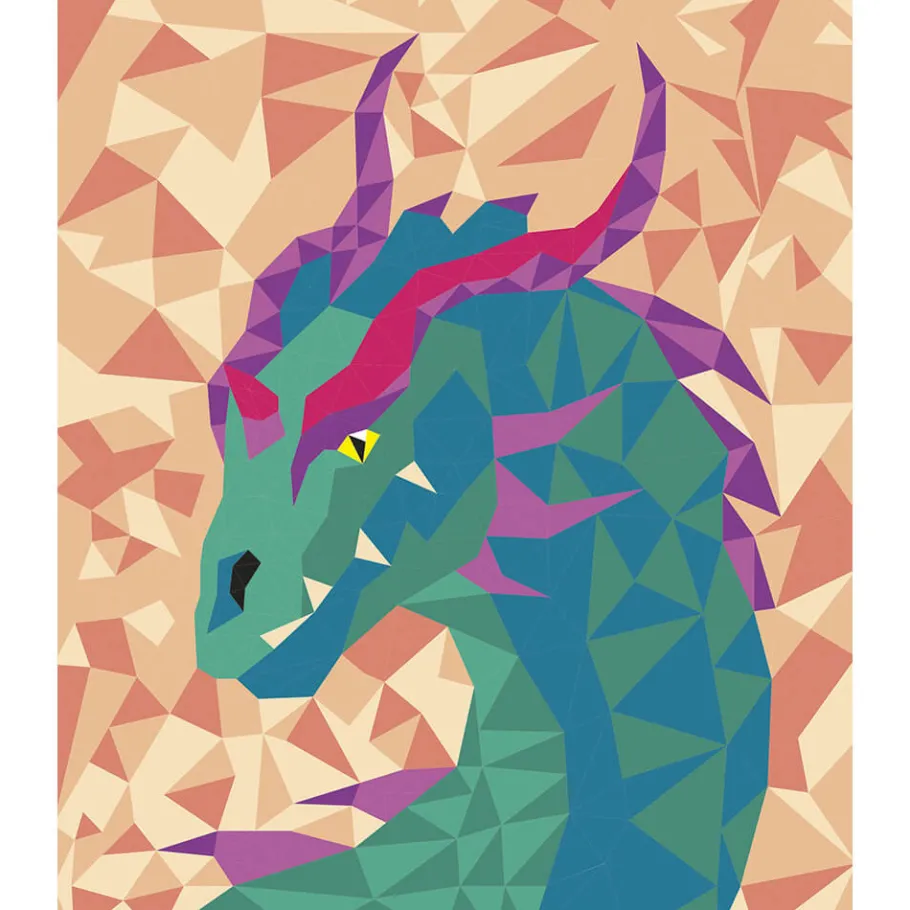 Janod Kit Créatif - Peinture par Numéro Créatures Fantastiques* Peinture Par Numéro & Coloriage