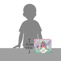 Janod Kit Créatif - Porte de Fée à Décorer Magic Fairies* Créations 3D|Collection "Les Ateliers Déco"