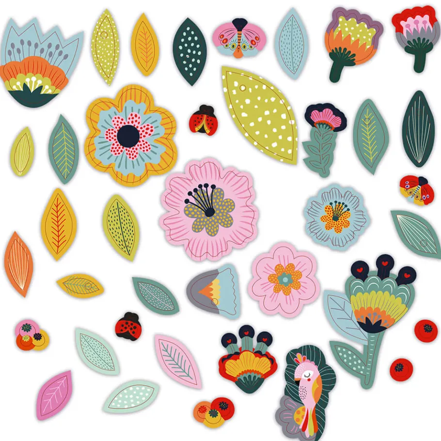 Janod Kit Créatif - Porte-bijoux à Décorer* Sable, Paillettes, Dorure & Strass|Collection "Les Ateliers Déco"