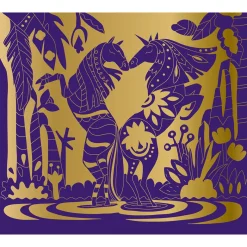 Janod Kit Créatif - Scratch Art Chevaux Et Licornes* Cartes À Gratter|Collection 