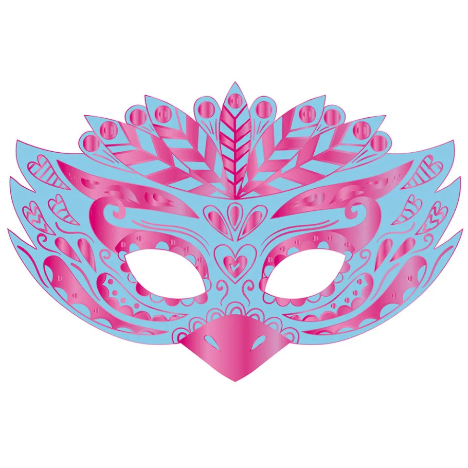 Janod Kit Créatif - Scratch Art Masques De Fête* Cartes À Gratter|Collection "Les Ateliers Du Calme"