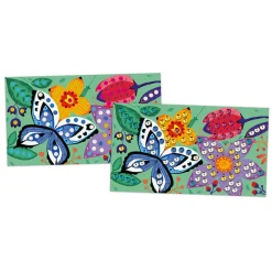 Janod Kit Créatif - Sequins à Coller Jardin Merveilleux* Sable, Paillettes, Dorure & Strass|Mosaïques & Gommettes