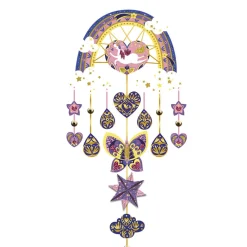 Janod Kit Créatif Attrape-Rêves Brillants* Créations 3D|Collection