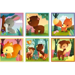 Janod Kubkid - animaux de la forêt - 9 cubes* Cubes & Pyramides