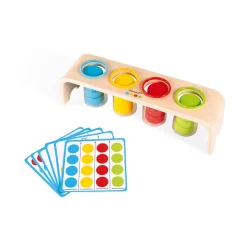Janod Le Tri des Couleurs - Essentiel (bois)* Jeux Éducatifs Maternelle|Formes & Couleurs