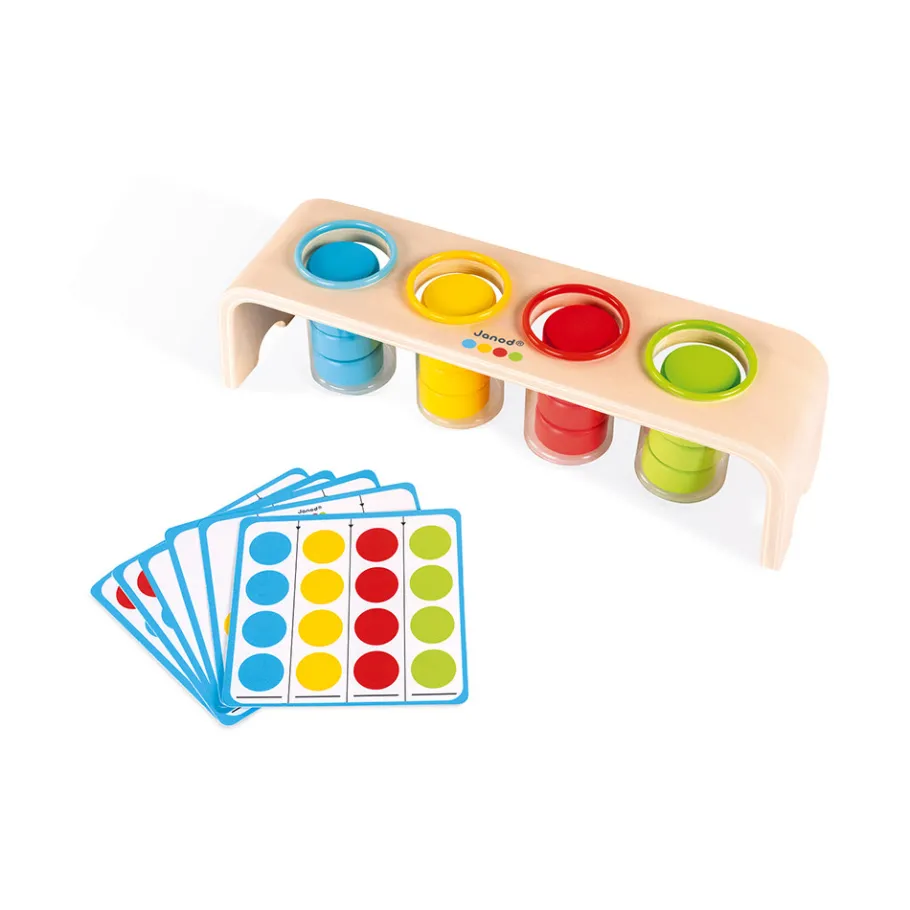 Janod Le Tri des Couleurs - Essentiel (bois)* Jeux Éducatifs Maternelle|Formes & Couleurs