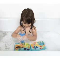Janod Livre de Bain La Fête Sous l'Océan* Gicleurs & Éponges De Bain|Livres De Bain