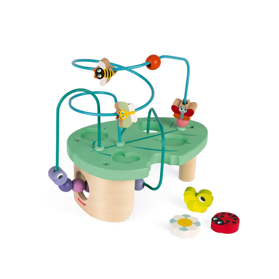 Janod Looping chenille & cie (bois)* Bouliers, Loopings & Panneaux D'Activités|Manipulation & Encastrement