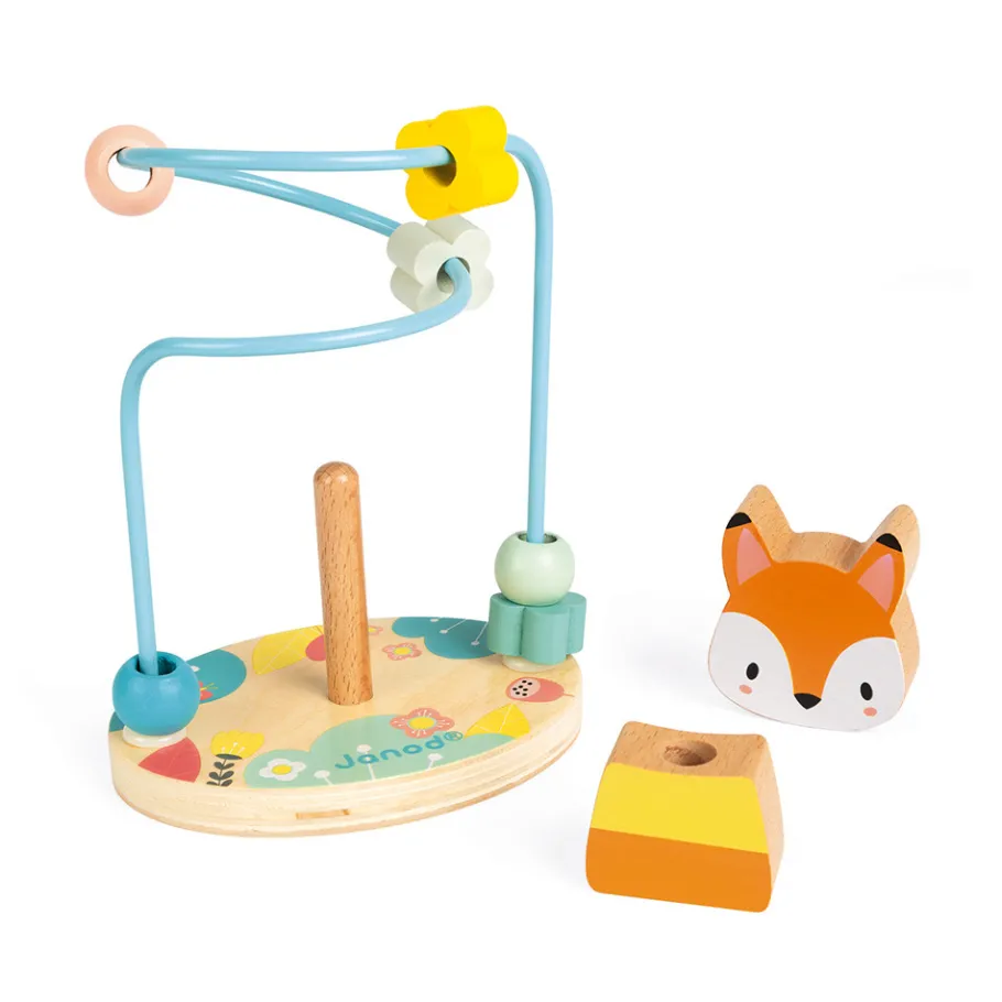 Janod Looping Renard Pure (bois)* Bouliers, Loopings & Panneaux D'Activités|Manipulation & Encastrement