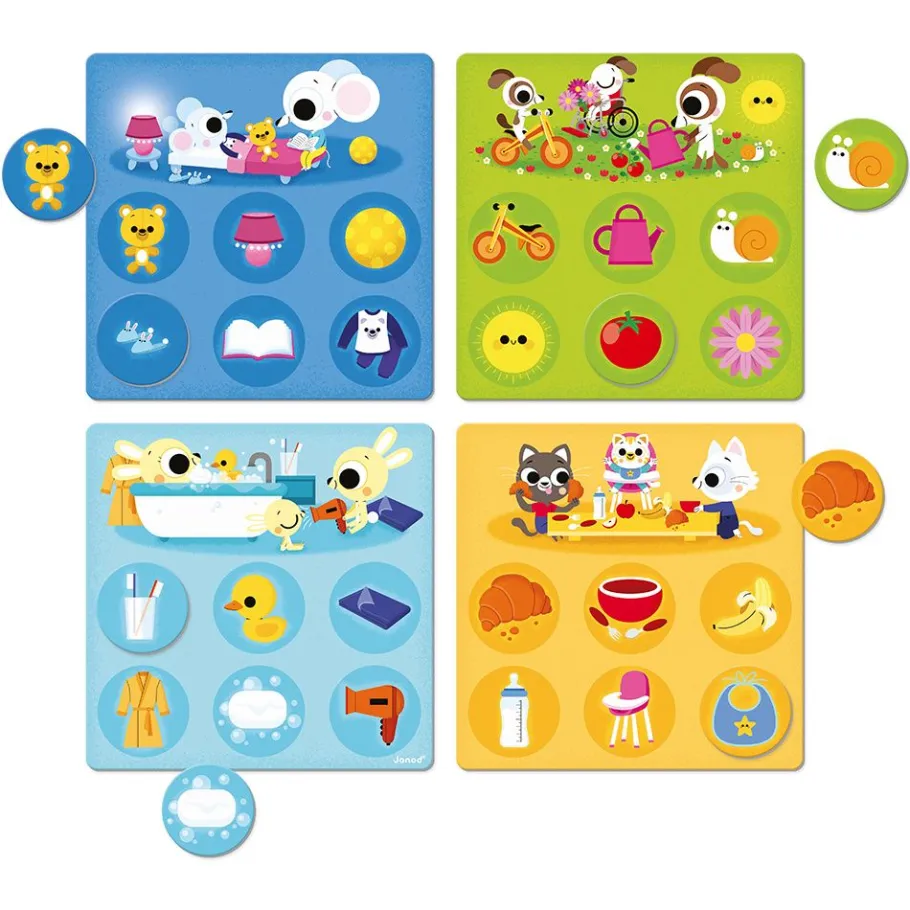 Janod Loto de la Maison* Jeux De Mémoire & D'Associations|Jeux Éducatifs Maternelle