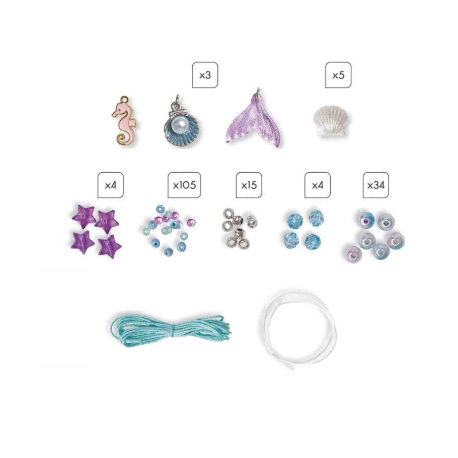 Janod Magic Ocean - 6 Bijoux A Créer* Collection "Les Ateliers Bijoux" & Les Perles