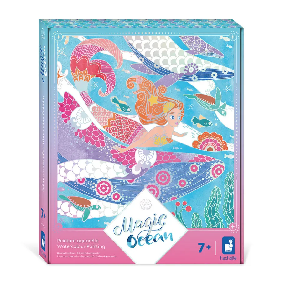 Janod Magic Ocean - Peinture Aquarelle* Peinture Par Numéro & Coloriage