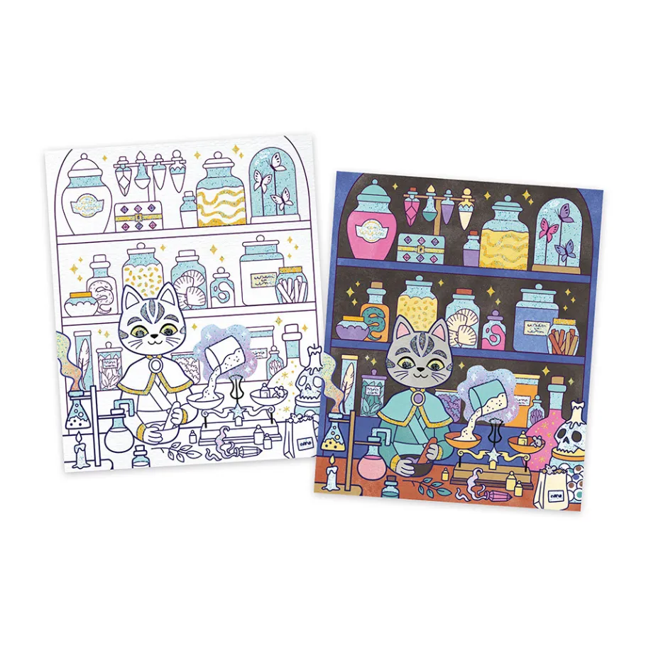 Janod Magic School - Peinture Aquarelle* Peinture Par Numéro & Coloriage