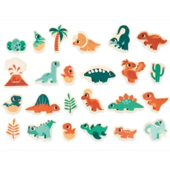 Janod Magnets Dino 24 pièces* Tableaux, Ardoises & Magnets|Jouets Magnétiques