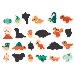 Janod Magnets Dino 24 pièces* Tableaux, Ardoises & Magnets|Jouets Magnétiques