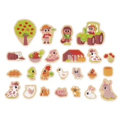 Janod Magnets Ferme 24 pièces* Tableaux, Ardoises & Magnets