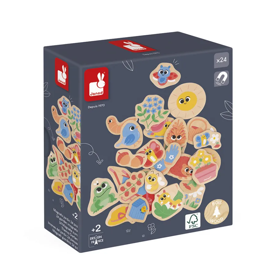 Janod Magnets Jardin 24 pièces* Tableaux, Ardoises & Magnets