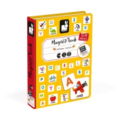 Janod Magnéti'book alphabet catalan, 142 magnets* Jeux Éducatifs Chiffres & Lettres|Jeux Éducatifs Magnétiques