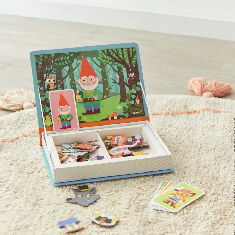 Janod Magnéti'book Contes, 30 magnets* Jeux Éducatifs Magnétiques