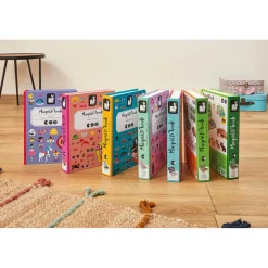 Janod Magnéti'book déguisements fille, 46 magnets* Jeux Éducatifs Magnétiques