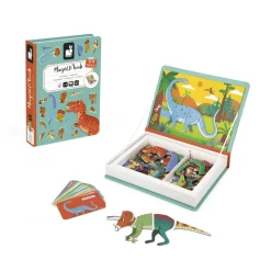 Janod Magnéti'book Dinosaures, 40 magnets* Jeux Éducatifs Magnétiques