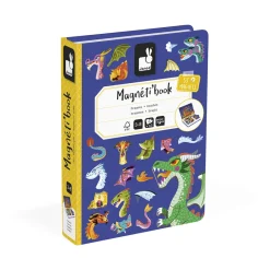 Janod Magnéti'book Dragons, 53 magnets* Jeux Éducatifs Magnétiques