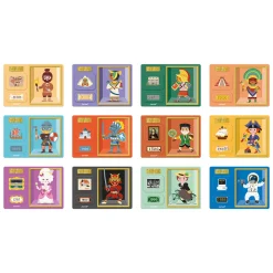Janod Magnéti'book Histoire* Jeux Éducatifs Maternelle|Jeux Éducatifs Magnétiques