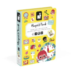 Janod Magnéti'book j'apprends l'heure, 75 magnets* Jeux Éducatifs Primaire|Jeux Éducatifs Chiffres & Lettres